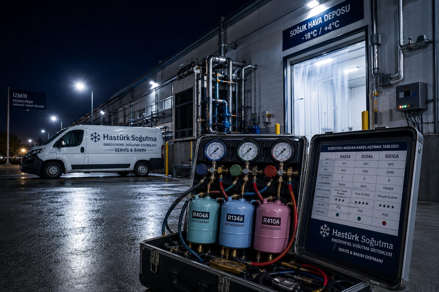 Soğutucu Gaz Türleri: R404A vs R134a vs R410A